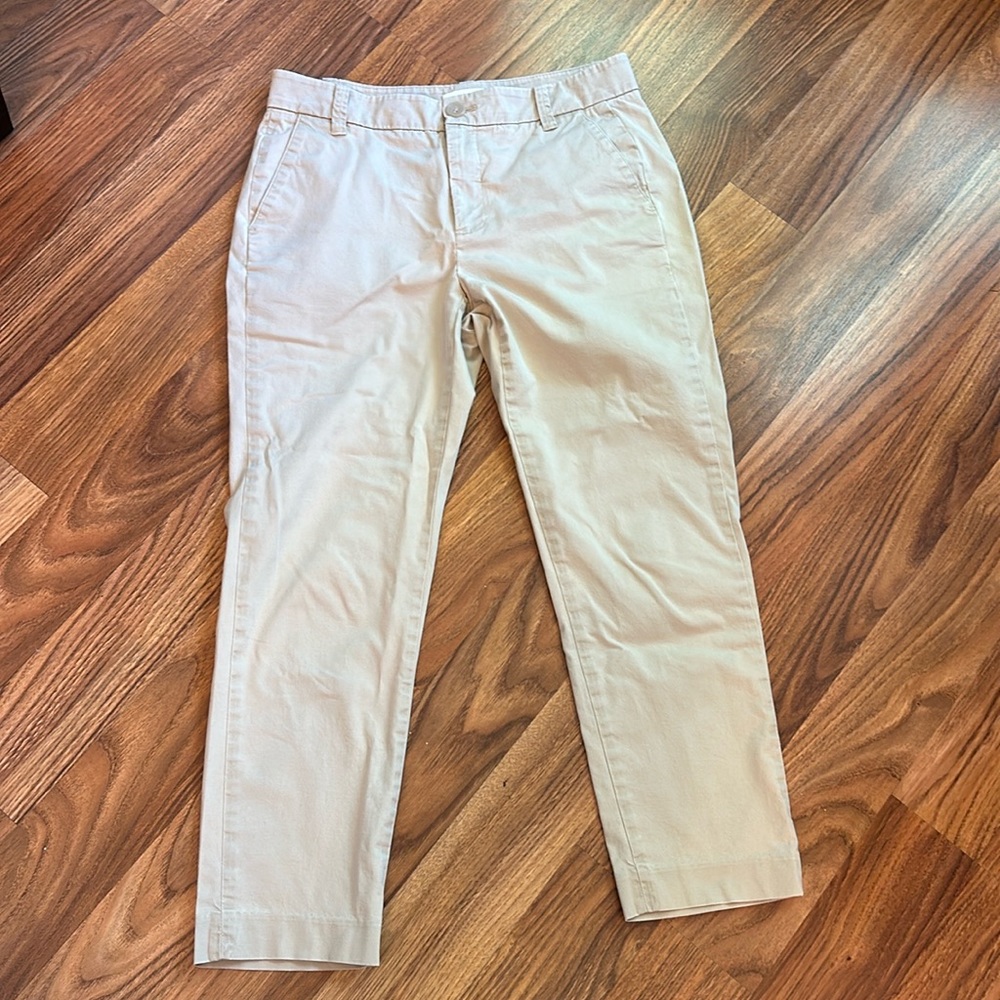 Vince Cotton Chino Ankle Pants